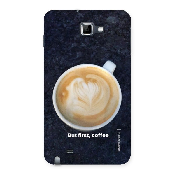 Cappuccino Coffee Back Case for Galaxy Note