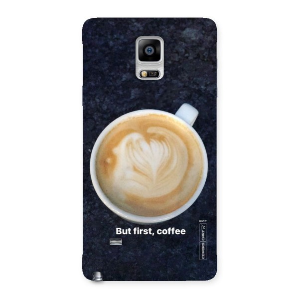 Cappuccino Coffee Back Case for Galaxy Note 4