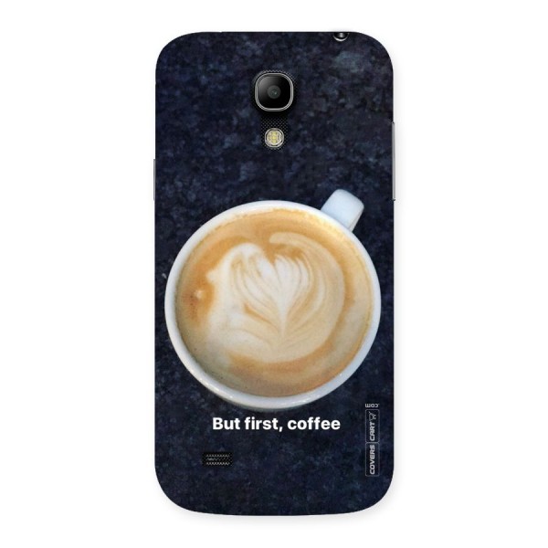 Cappuccino Coffee Back Case for Galaxy S4 Mini