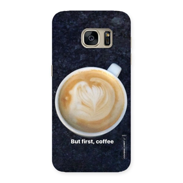 Cappuccino Coffee Back Case for Galaxy S7