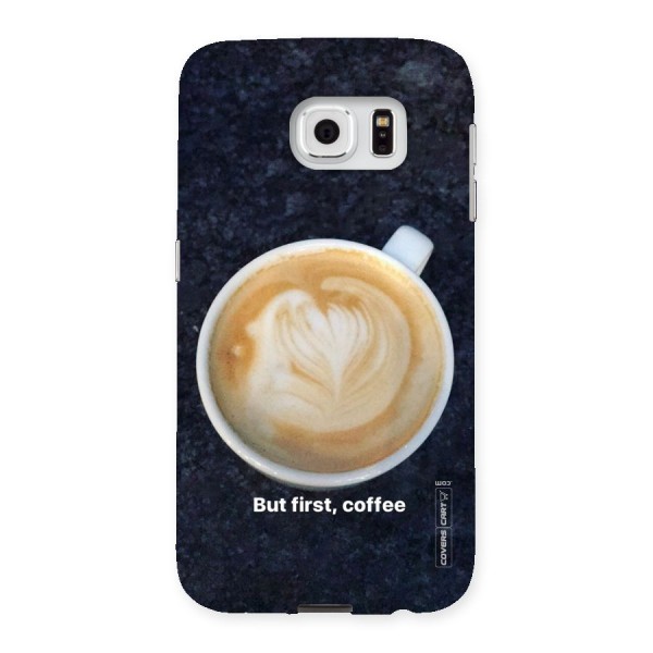 Cappuccino Coffee Back Case for Samsung Galaxy S6