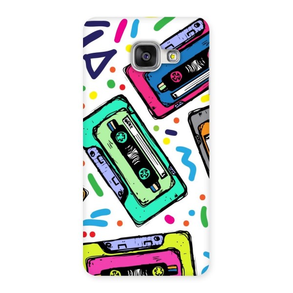 Cassette Pattern Back Case for Galaxy A3 2016