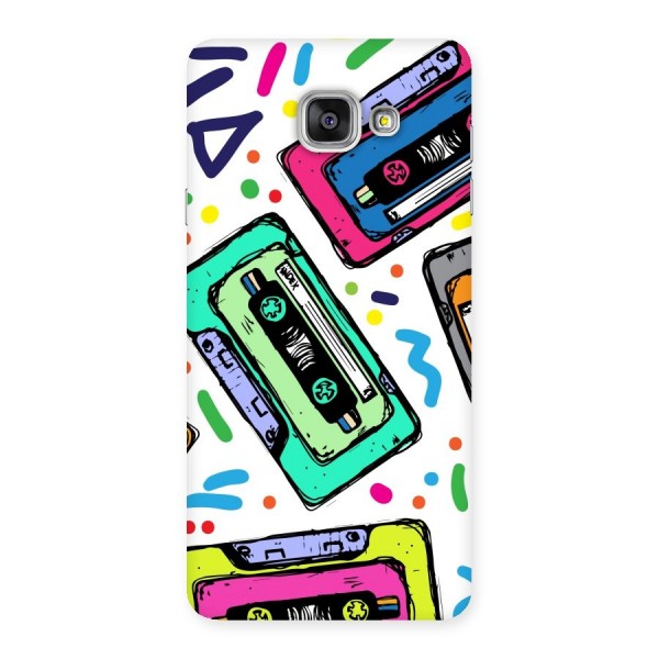 Cassette Pattern Back Case for Galaxy A7 2016