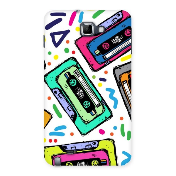 Cassette Pattern Back Case for Galaxy Note