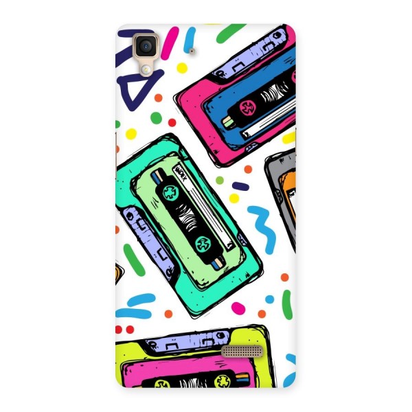 Cassette Pattern Back Case for Oppo R7