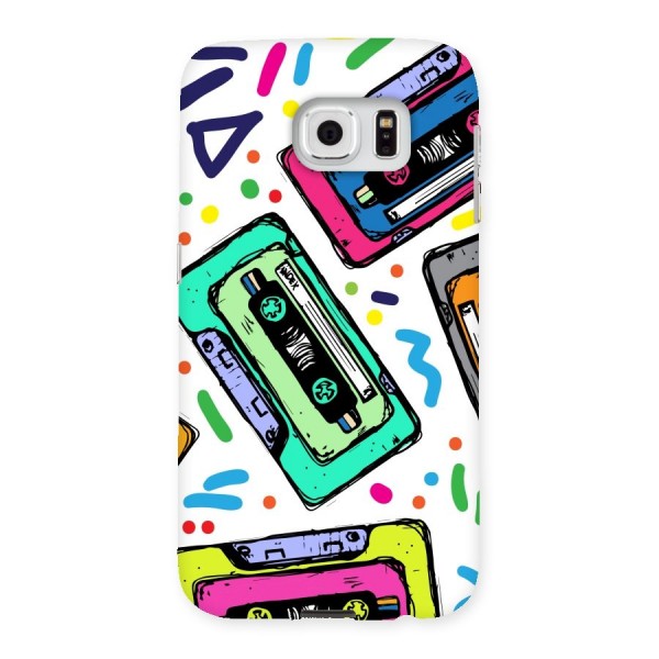 Cassette Pattern Back Case for Samsung Galaxy S6