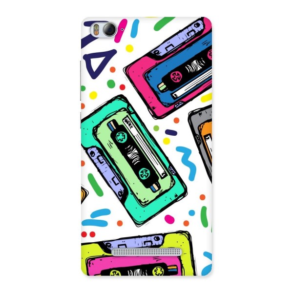 Cassette Pattern Back Case for Xiaomi Mi4i