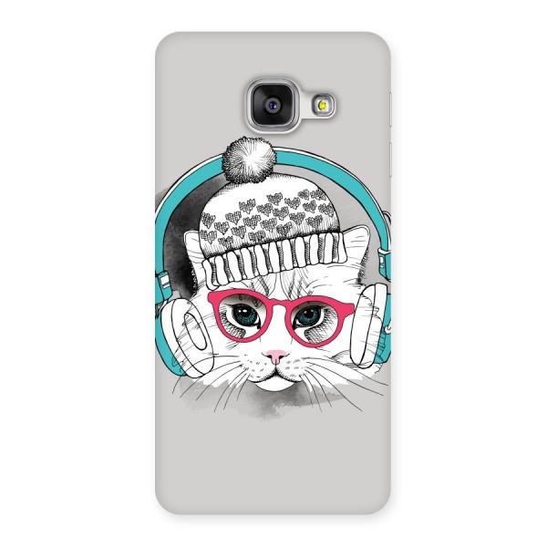 Cat Headphones Back Case for Galaxy A3 2016