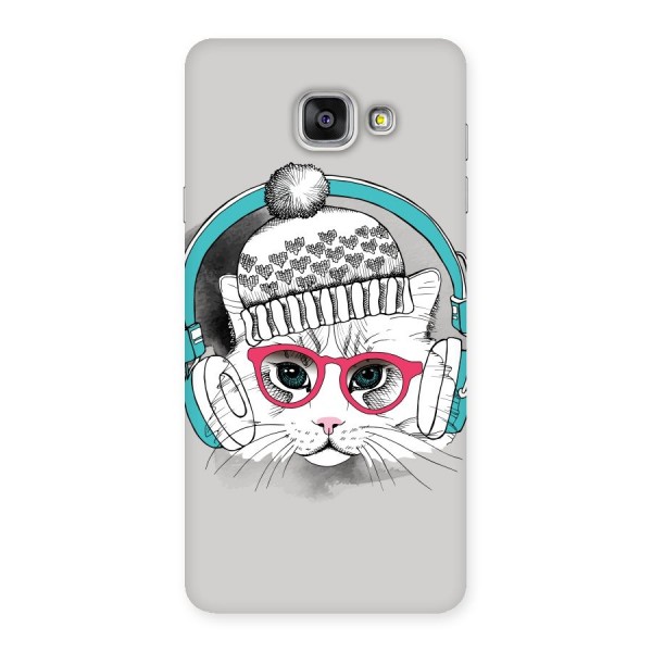 Cat Headphones Back Case for Galaxy A7 2016