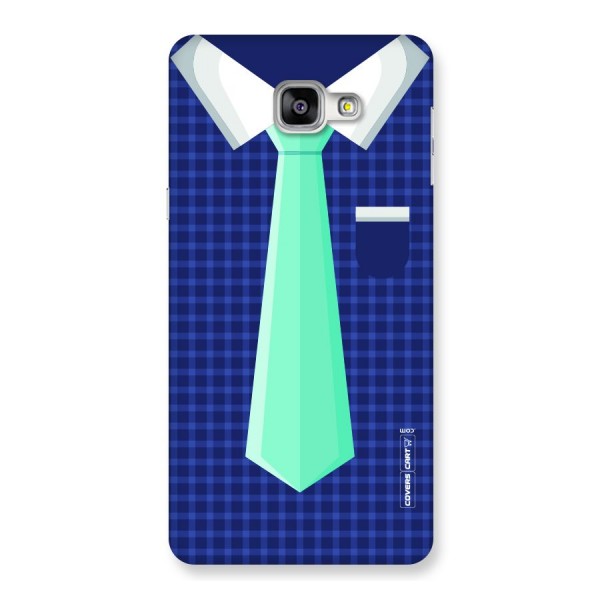 Checked Shirt Tie Back Case for Galaxy A9