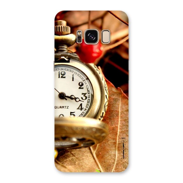 Cherry And Clock Back Case for Galaxy S8