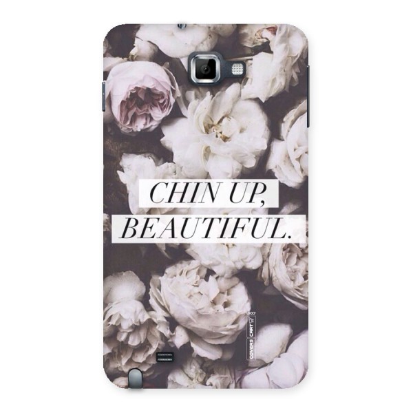 Chin Up Beautiful Back Case for Galaxy Note