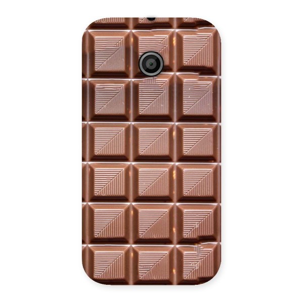 Chocolate Tiles Back Case for Moto E