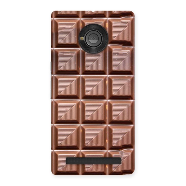 Chocolate Tiles Back Case for Yu Yuphoria