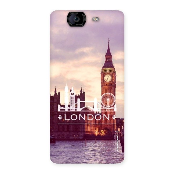 City Tower Back Case for Canvas Knight A350