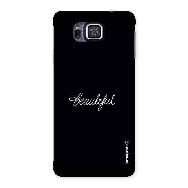 Classic Beautiful Back Case for Galaxy Alpha