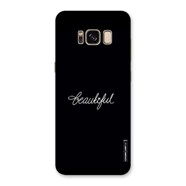 Classic Beautiful Back Case for Galaxy S8