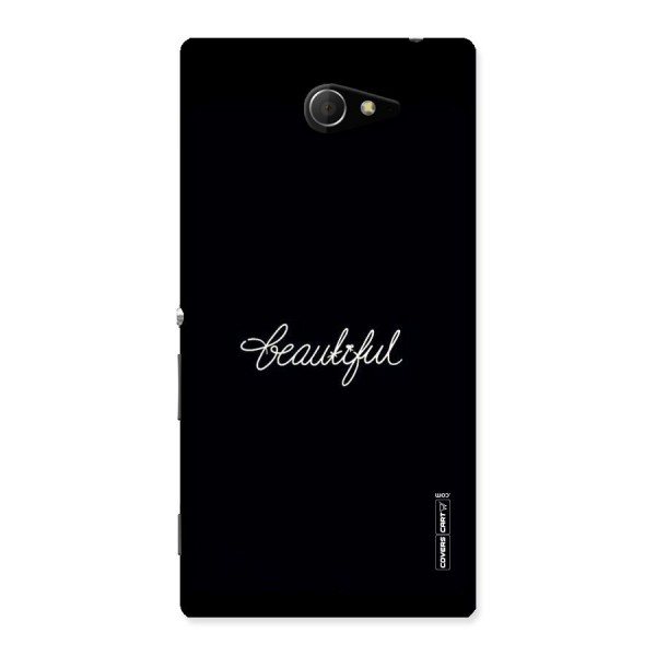 Classic Beautiful Back Case for Sony Xperia M2