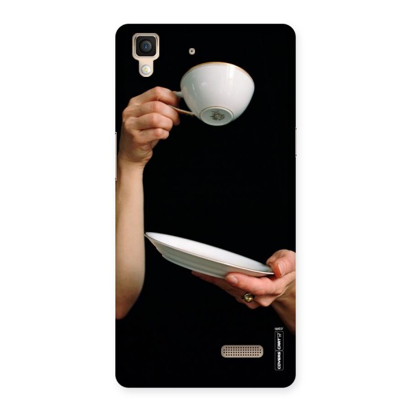 Classic Tea Cup Back Case for Oppo R7