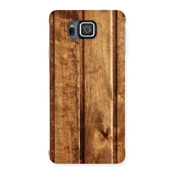 Classic Wood Print Back Case for Galaxy Alpha