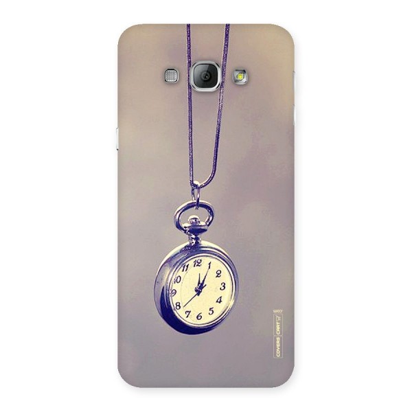 Clock Locket Back Case for Galaxy A8