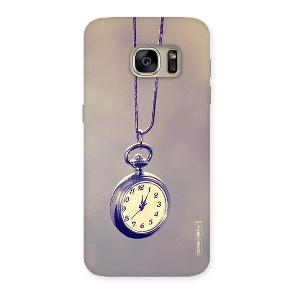 Clock Locket Back Case for Galaxy S7