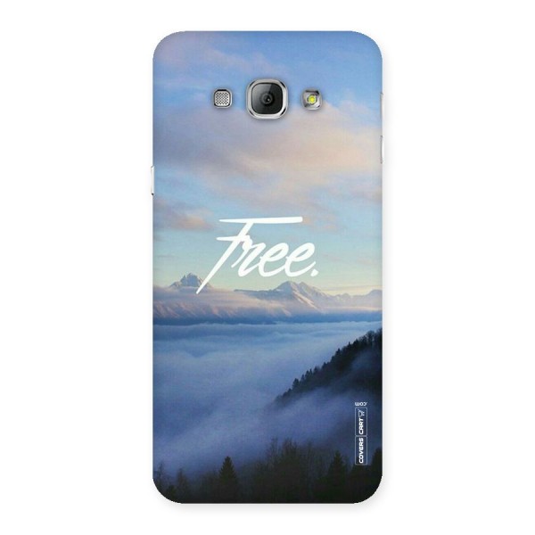 Cloudy Free Back Case for Galaxy A8