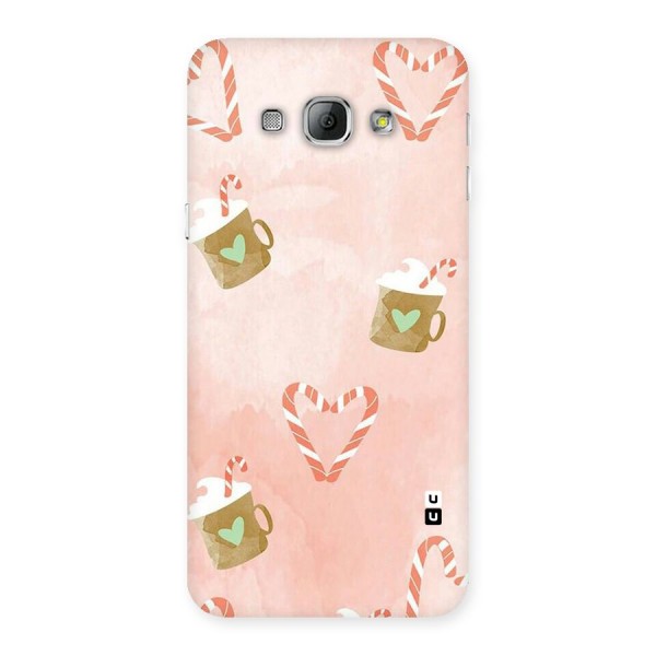 Coffee And Candies Back Case for Galaxy A8