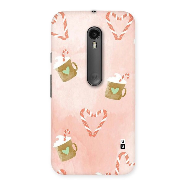 Coffee And Candies Back Case for Moto G3