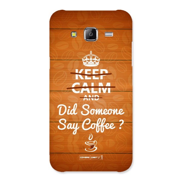 Coffee Ardour Back Case for Samsung Galaxy J5