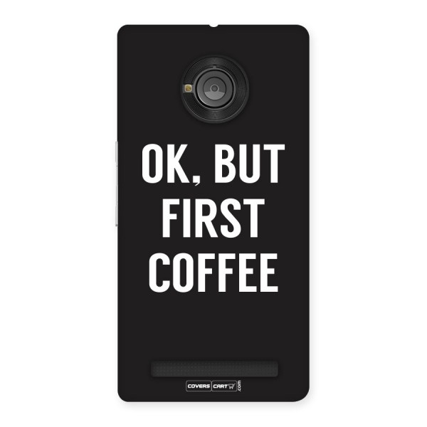 But First Coffee Back Case for Yu Yuphoria