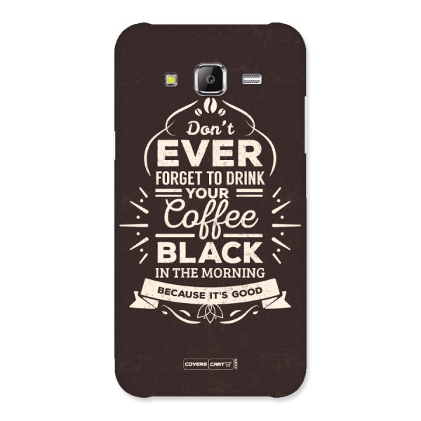 Morning Coffee Love Back Case for Samsung Galaxy J5