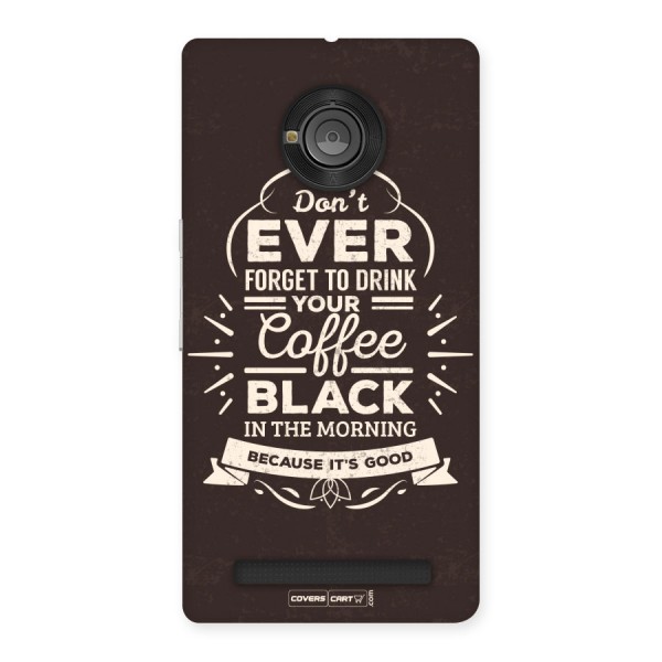 Morning Coffee Love Back Case for Yu Yuphoria