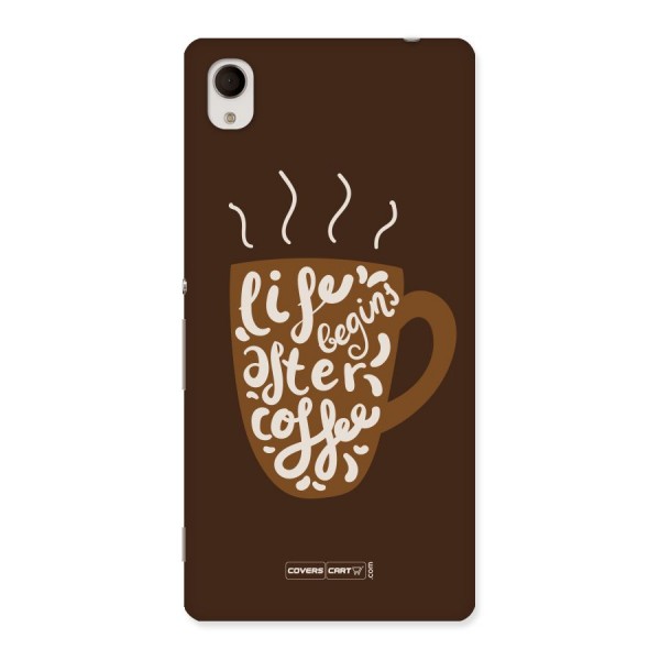 Coffee Mug Back Case for Xperia M4 Aqua