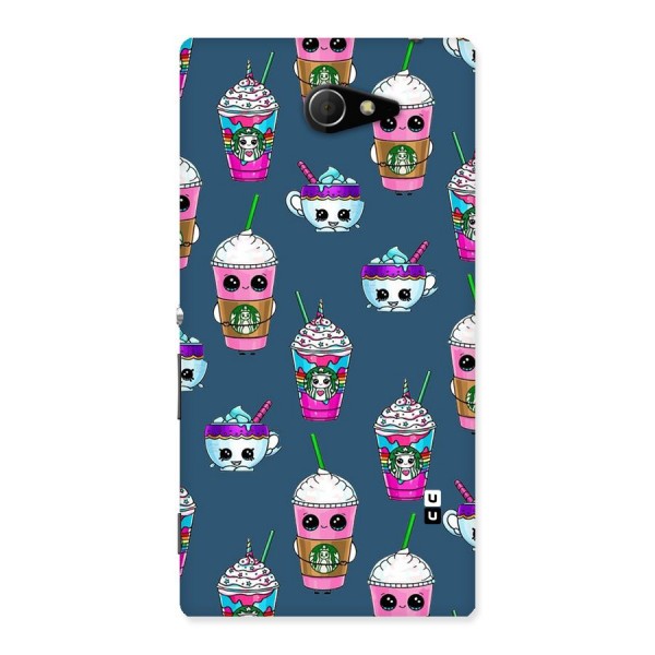 Coffee Mugs Back Case for Sony Xperia M2