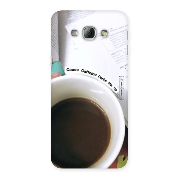 Coffee Perks Back Case for Galaxy A8