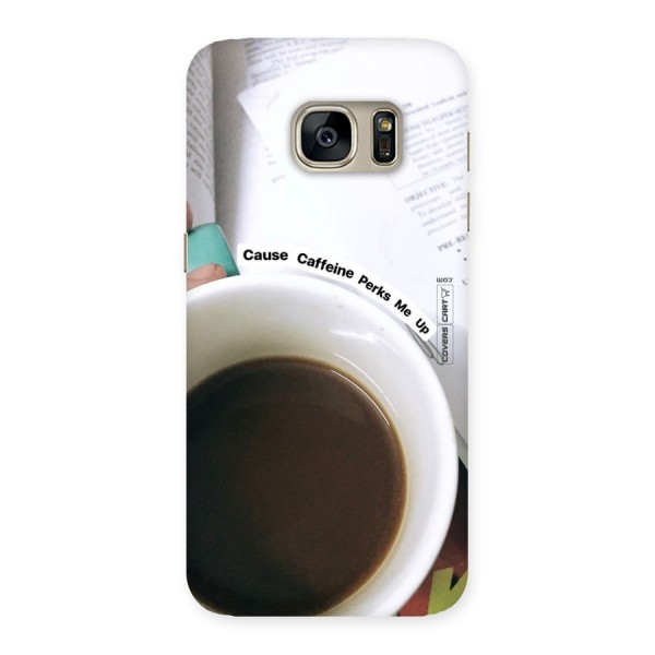 Coffee Perks Back Case for Galaxy S7