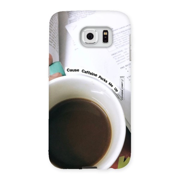 Coffee Perks Back Case for Samsung Galaxy S6