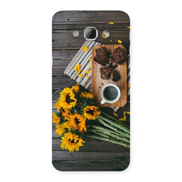 Coffee and Flowers Back Case for Galaxy A8