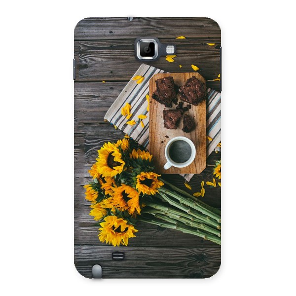 Coffee and Flowers Back Case for Galaxy Note