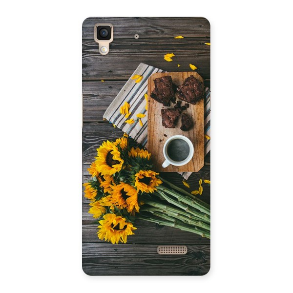 Coffee and Flowers Back Case for Oppo R7