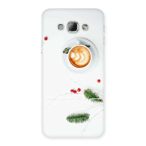 Coffee and Leafs Back Case for Galaxy A8