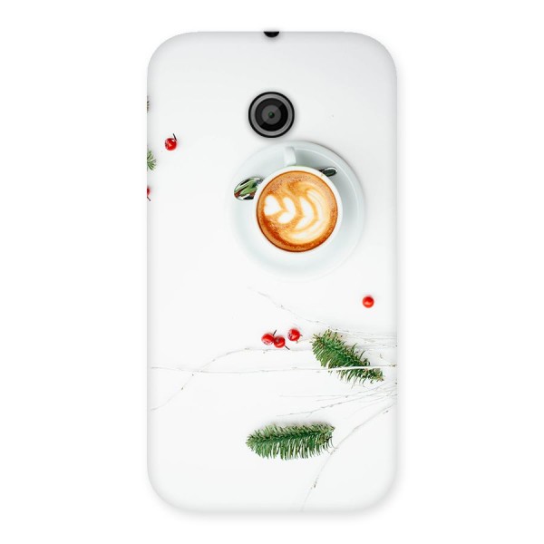 Coffee and Leafs Back Case for Moto E