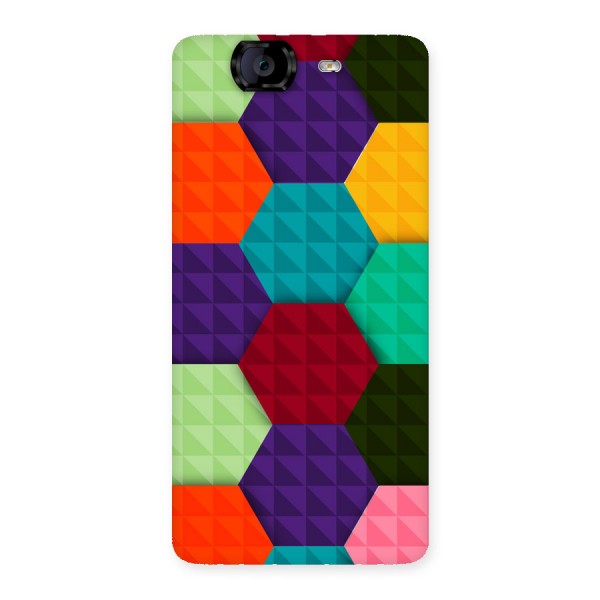 Colourful Abstract Back Case for Canvas Knight A350