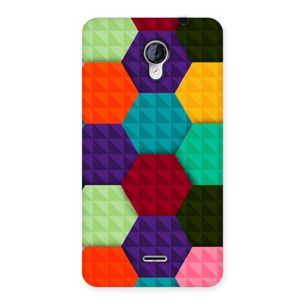 Colourful Abstract Back Case for Micromax Unite 2 A106