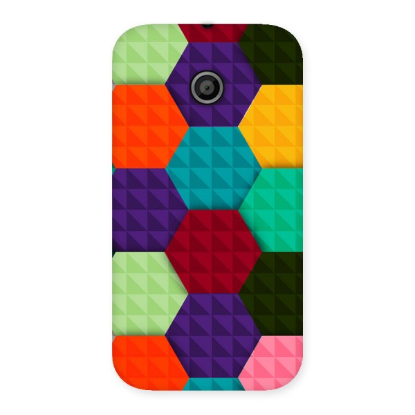 Colourful Abstract Back Case for Moto E