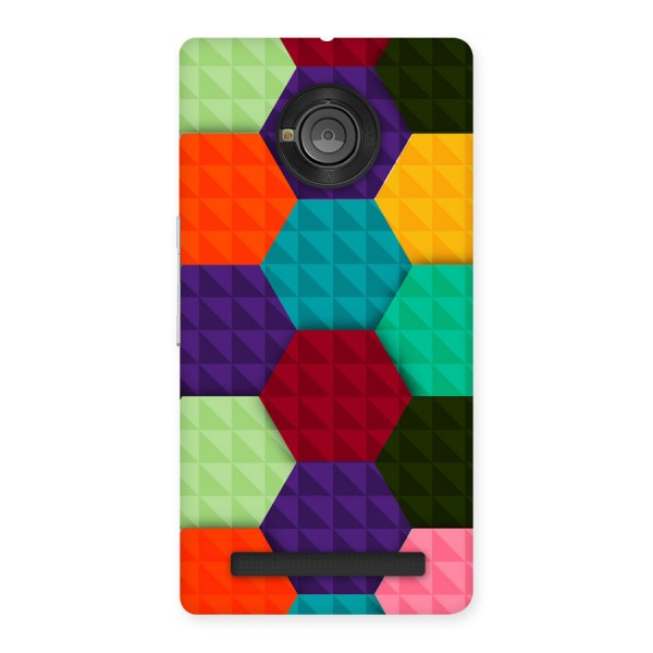 Colourful Abstract Back Case for Yu Yuphoria