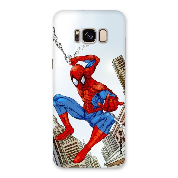 Comic Spider Man Back Case for Galaxy S8