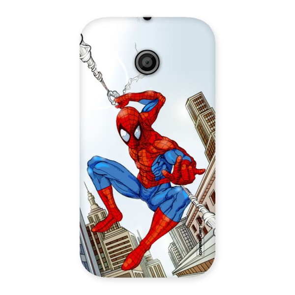 Comic Spider Man Back Case for Moto E