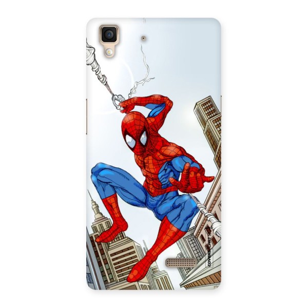 Comic Spider Man Back Case for Oppo R7